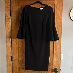 Calvin Klein Black Long Sleeve Dress